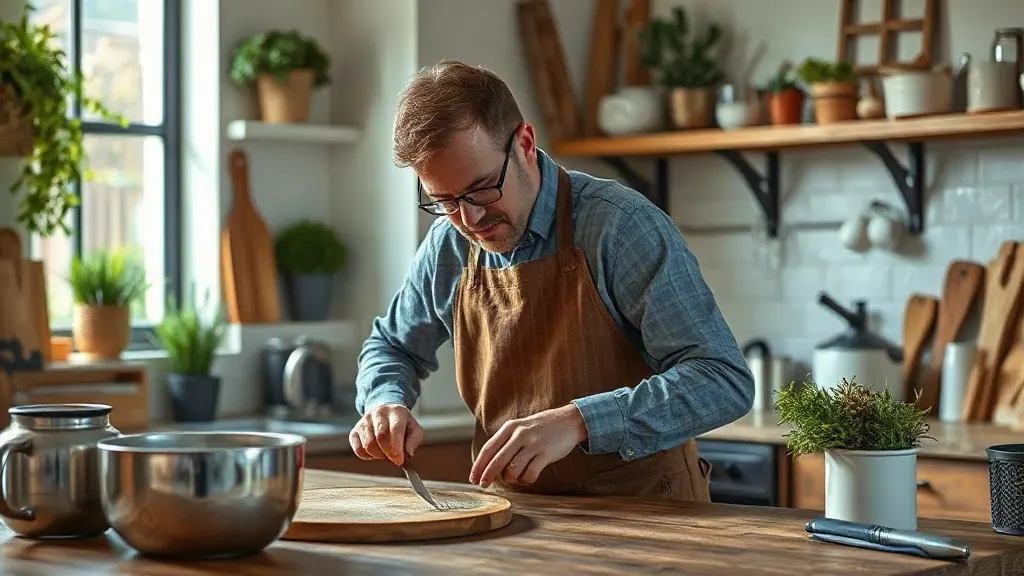 Artisan remplaçant un robinet de cuisine